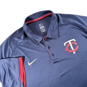 Nike Dri-Fit Minnesota Twins Polo Shirt Sz 3XL *FLAW*